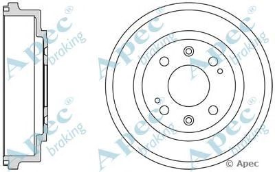 APEC BRAKING drm9140 -  Тормозной барабан